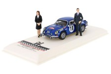 IXO 1/43 Alpine Renault 1800 S 1973 Monte Carlo Rally Winner #18 with Figures