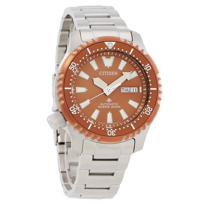 Citizen Promaster Automatic Copper Dial Men's Watch NY0164-65X