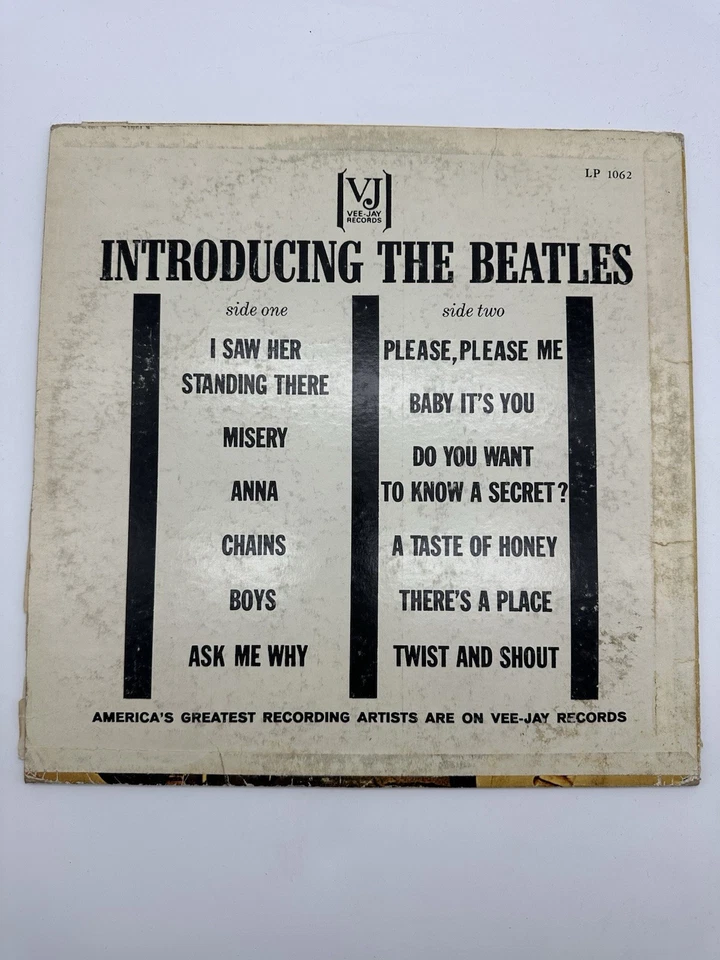 THE BEATLES–Introducing 1964,Vee-Jay Records VJLP 1062 AUTHENTIC Early U.S. Pres - Image 2 of 4