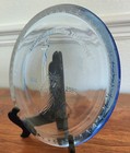 Tiara Indiana Glass Ice Blue Statue of Liberty Commemorative 8" Collector Plate — photo 8