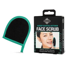 Deep Exfoliating Face Mitt - Scrubber, Dead and Dry Skin Remover for Men and ...
