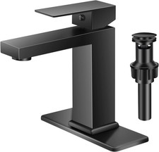 Bathroom Faucet 1 Hole Black Single Hole Bathroom Faucet Single Handle Faucet