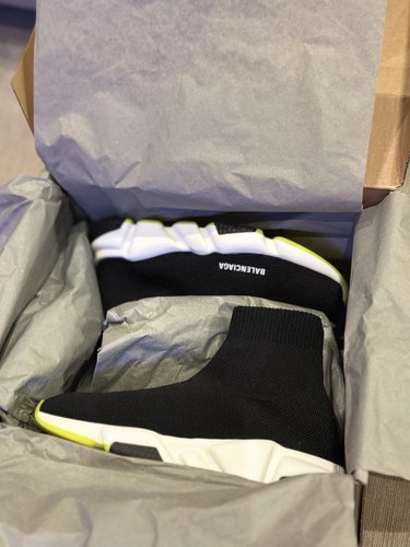Balenciaga Kids Black Speed Sock Sneakers Size 25-26 EUR, 9-9.5 US, Toddler - Picture 2 of 4
