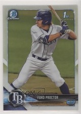 2018 Bowman Draft Chrome Refractor Ford Proctor #BDC-105 0it8