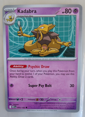 Kadabra 055/132   ME01 Mega Evolution   Playset 4x   Near Mint