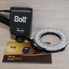 Bolt VM-160 LED MACRO RING LIGHT for Digital Photography