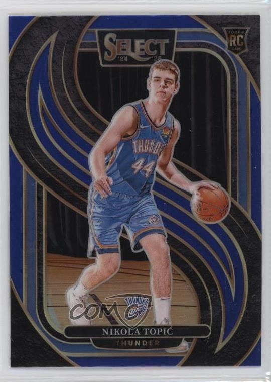 2024-25 Panini Select Premier Level Blue Prizm Nikola Topic #171 Rookie RC