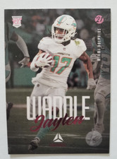 Jaylen Waddle 2021 Panini Chronicles Luminance Rookie Pink Parallel #213 Miami