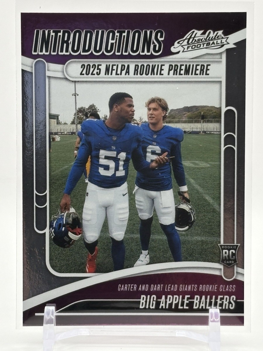 2025 Panini Absolute JAXSON DART/ABDUL CARTER RC Rookie