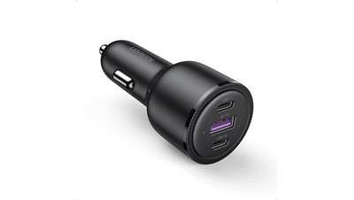 Ugreen ładowarka samochodowa 2x USB Typ C / 1x USB 69W 5A Power Delivery Quick C