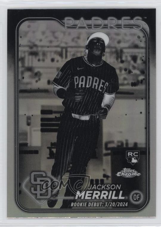 2024 Topps Chrome Update Rookie Debut Negative Refractor Jackson Merrill 0bg1