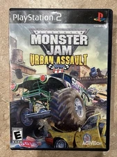 Monster Jam: Urban Assault (Sony PlayStation 2, 2008) Tested W/ Manual CIB