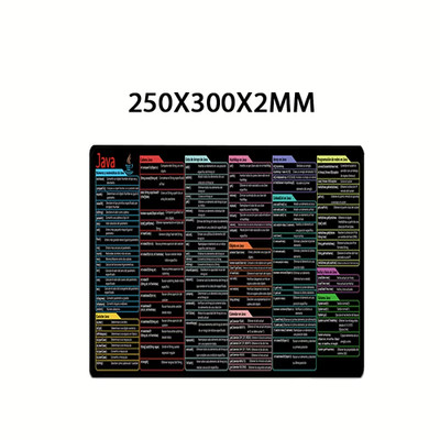 Spanish Java Programing Mouse Pad Large Extended Shortcuts Keyboard Mousepad Che