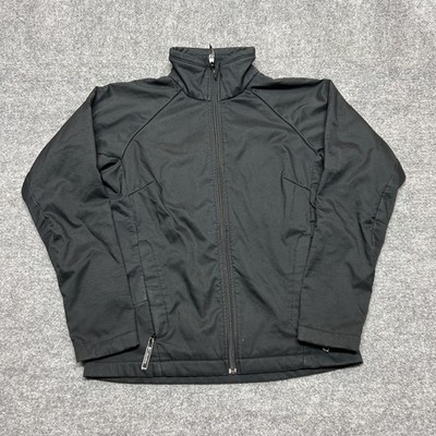 Columbia Valencia Peak Soft Shell Jacket Womens Medium Black Full Zip Hiking