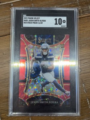 2023 Panini Select - Suite Level Jaxon Smith-Njigba Red Disco RC (Jersey #11-49)