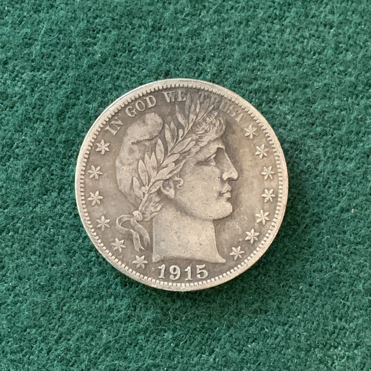 稀少な状態　アメリカ合衆国　バーバー ハーフダラー　1915 D 稀少な状態 アメリカ合衆国 バーバー ハーフダラー 1915 D 1915 D