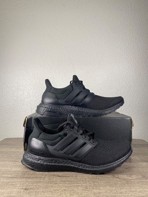 Size 9- Men s Adidas UltraBoost 1.0 DNA Triple Black Boost Running Shoes HQ4199