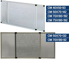 ZANZARIERA TELAIO ESTENSIBILE ALLUMINIO TAPPARELLA PORTE FINESTRA (35300V)