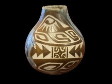 Vtg Southwest Studio Marked Art Pottery Blue ...