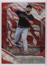 2019 Panini Chronicles Phoenix Ruby Wave Prizm /199 Michael Chavis #15 0xz8