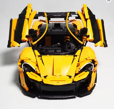 1:8 Brick Block Build MCLAREN P1 Technic Race Car 3890+ pieces + RC LIGHTS KIT