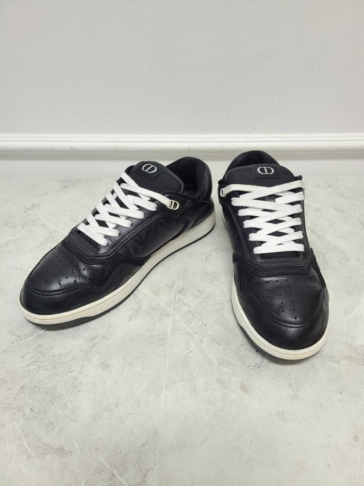 Dior Black CD Diamond Canvas B27 Low-Top Sneakers 42 Dior Black CD Diamond Canvas B27 Low-Top Sneakers 42