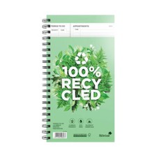 Silvine Recycled Wirebound Things To-Do Book 280 x 150mm 120 Sheets 10