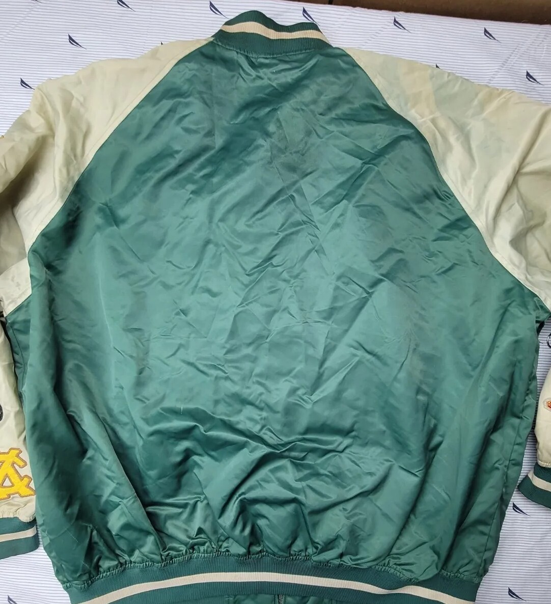J. C. Freeman and Son Negro League Green All Star Baseball Jacket