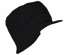 Decky Men's Flat Top Cap Beanie Visor Hat