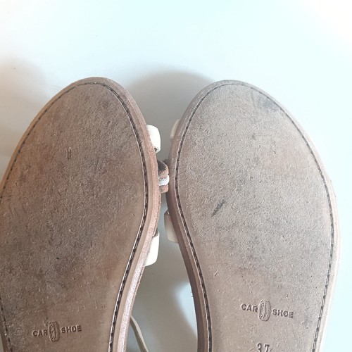 Sandali Car Shoe bianchi mis 37 - Foto 8 di 12