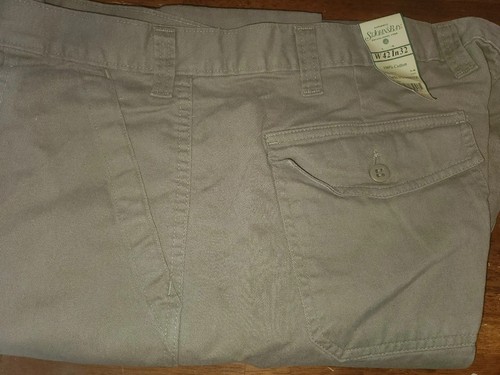 MEN'S *ST. JOHN'S BAY CARGO PANTS* COLOR~KHAKI SIZE 42 X 30 - Picture 3 of 4