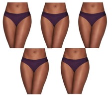 5 Prs Vanity Fair Beyond Comfort Silky Stretch Bikini 18291 Sangria 5-6-7-8