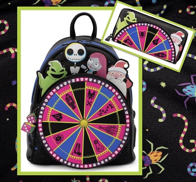LOUNGEFLY Nightmare Before Christmas OOGIE BOOGIE Wheel  display picture 1