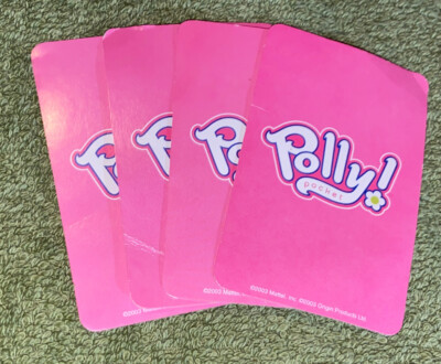 Vintage 2003 Polly Pocket Fashion Beach Board Game Replacement Pieces Cards 