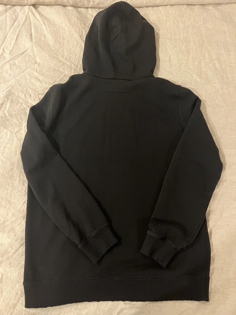 Givenchy distressed shop logo hoodie