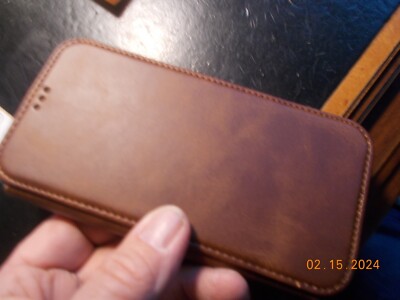 New Onetop Wallet Style Brown Leather-Like Case for iPhone 12 Pro Max   [CGW 35]