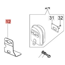 EFCO GUARNIZIONE PARACALORE MARMITTA PER STARK 2500 SPARTA 250 ORIGINALE