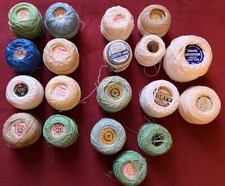 Quantity Coats Mercer Crochet 60 plus a variety of thicker threads