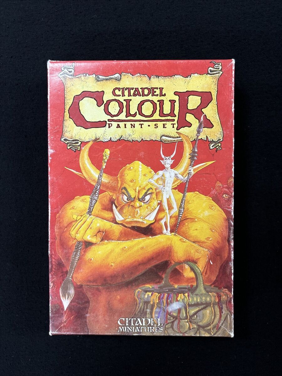 Citadel COLOUR Paint Set #81097 VTG Games Workshop WARHAMMER Citadel COLOUR Paint Set #81097 VTG Games Workshop WARHAMMER