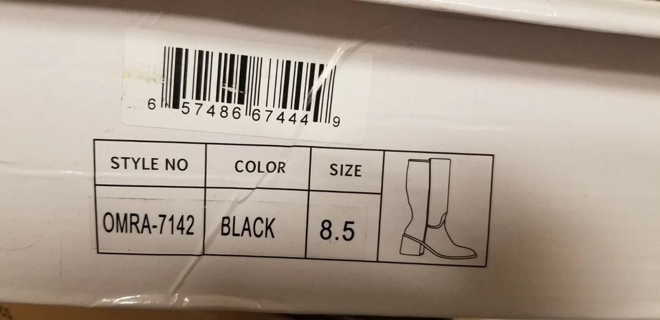 Olivia Miller Riding Boots Womens Size US 8.5 Knee High Black - Image 4 of 4