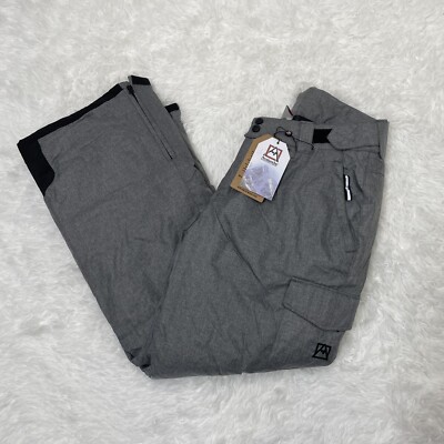 Avalanche Women s Ski Pants Size L Large Gray Insulated Waterproof Winter New