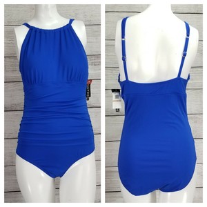 high neck swimsuit with tummy control
