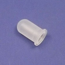 Classic Car Plastic Badge Fixing Cups x 6: Fits 1/4" Panel Hole for 3/16" Pin