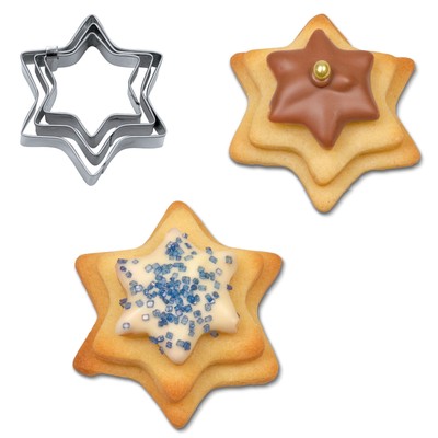 Städter Ausstecher Stern (15 Cm, 6-zackig) – Edelstahl-Ausstechform Für Plätzchen, Fondant & Bastelarbeiten