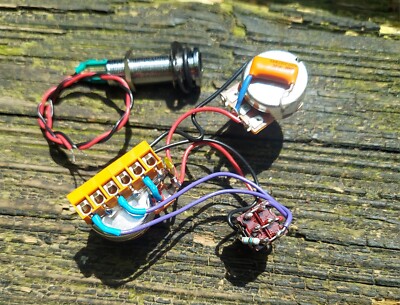 Kramer XI1 Solderless Harness Bourns 500k Pots Mini Toggle .022 Orange Drop