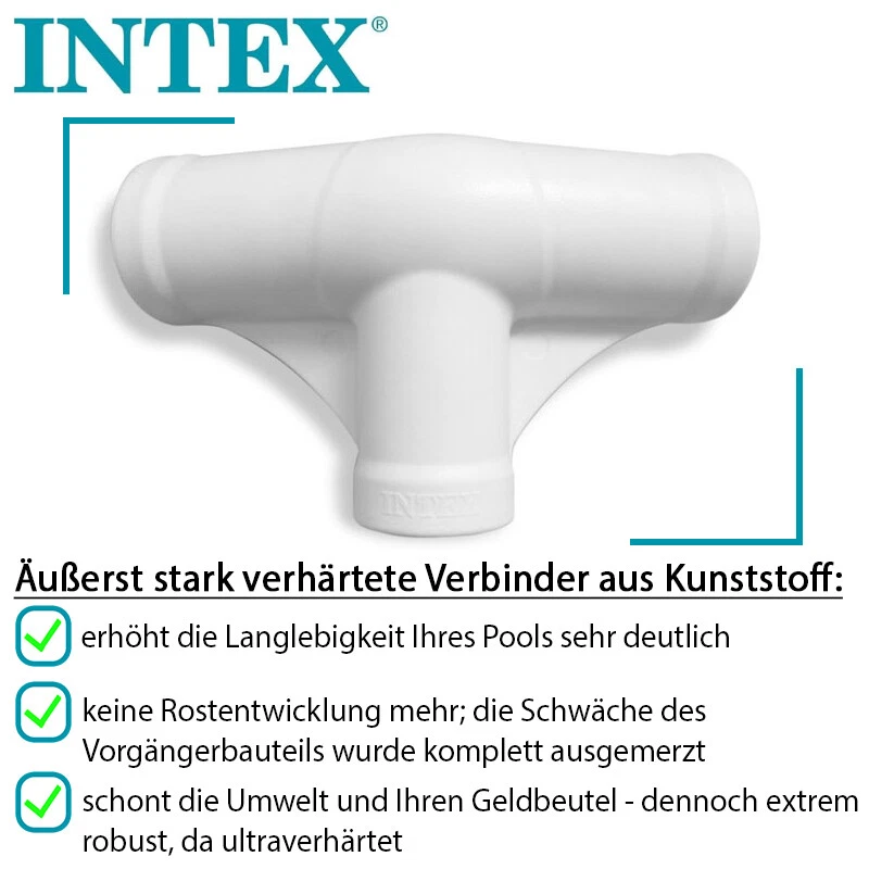 Intex Frame Pool 457 x 122 cm Swimming Pool Schwimmbecken Schwimmbad Ersatzpool - Bild 4 von 4