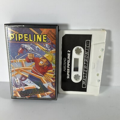 Amstrad CLC Game - Pipeline 2 - Mastertronic. RETRO