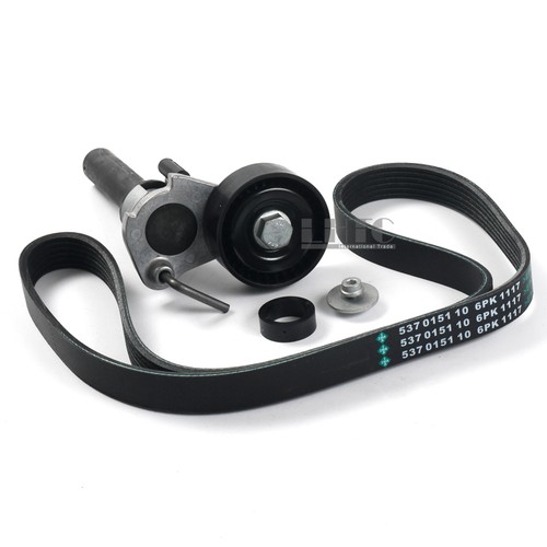 INA Serpentine Alternator VBelt Tensioner Kit Set For VW GTI Audi A3 2