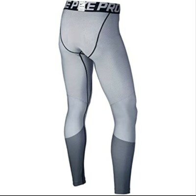 2015 Nike Pro Hyperwarm Lines Compression Pants Tights Sz Large L