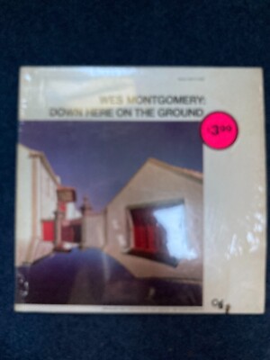 WES MONTGOMERY - DOWN HERE ON THE GROUND - HERBIE HANCOCK 1968 in shrink VG+/EX